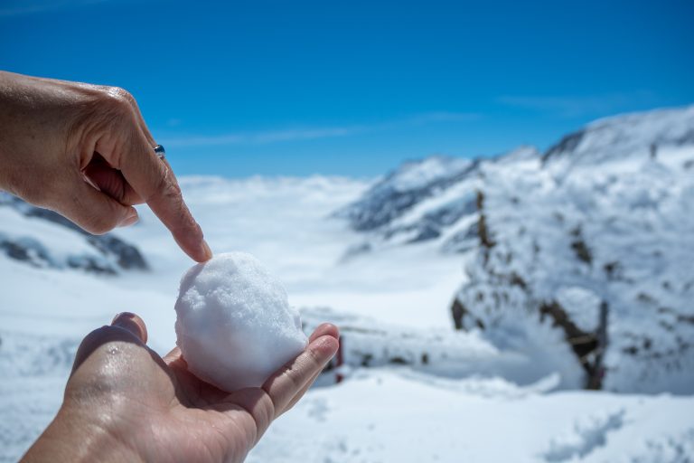 Une boule de neige