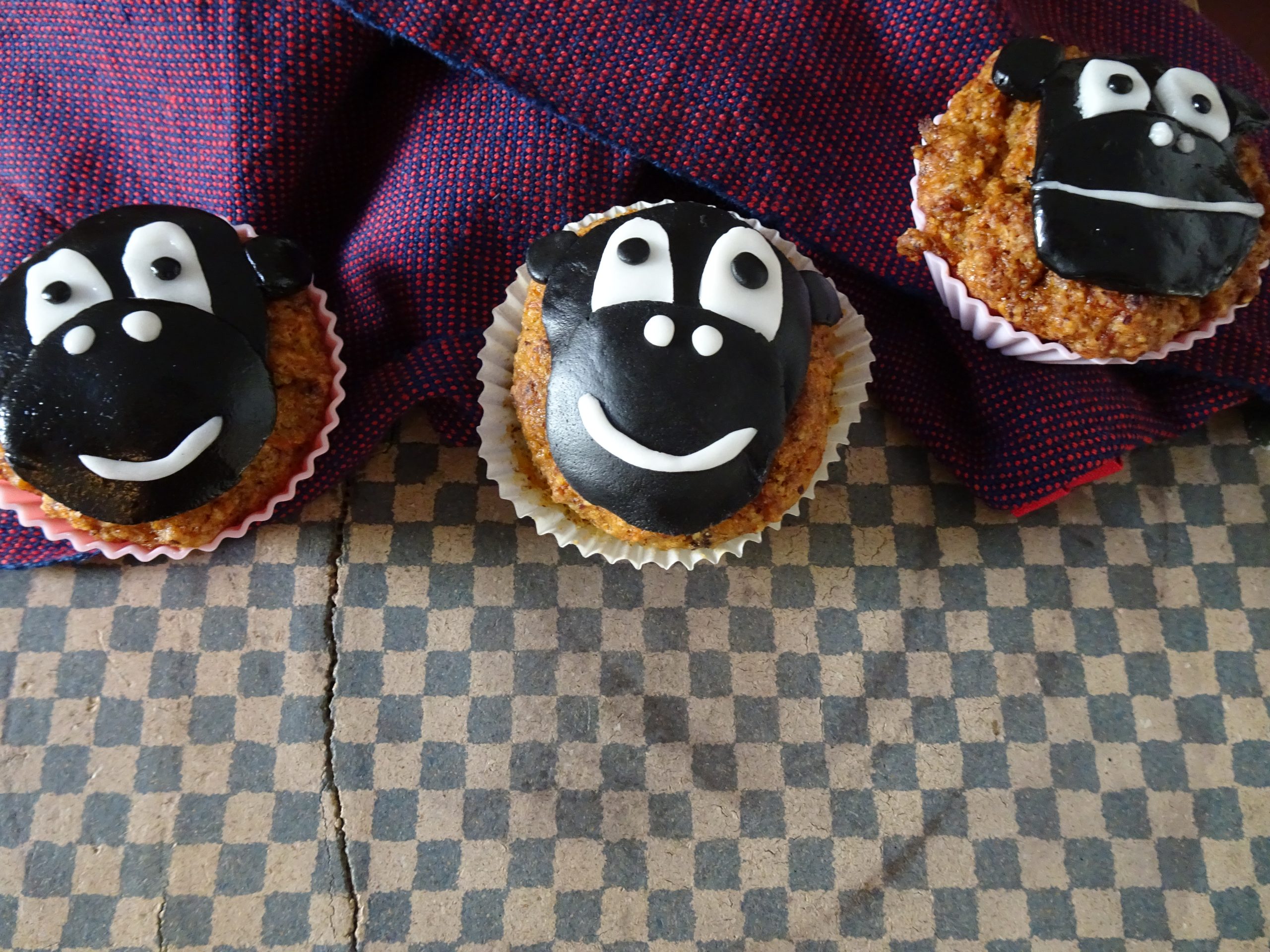 Cupcake vegani in versione orango