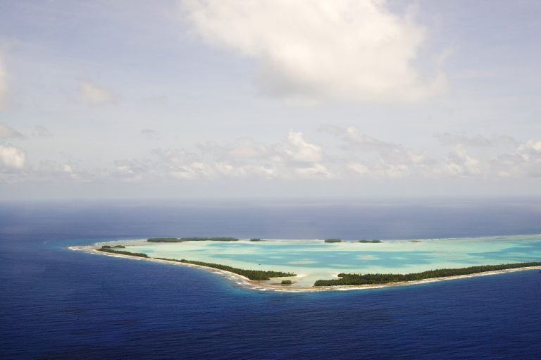 Tuvalu nell'Oceano Pacifico