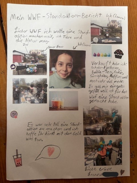 Standaktionsbericht von Luana